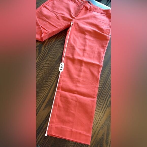 Adrianne Vitadini Dress Pants ankle Size 4 Coral pink stretch - Picture 12 of 13